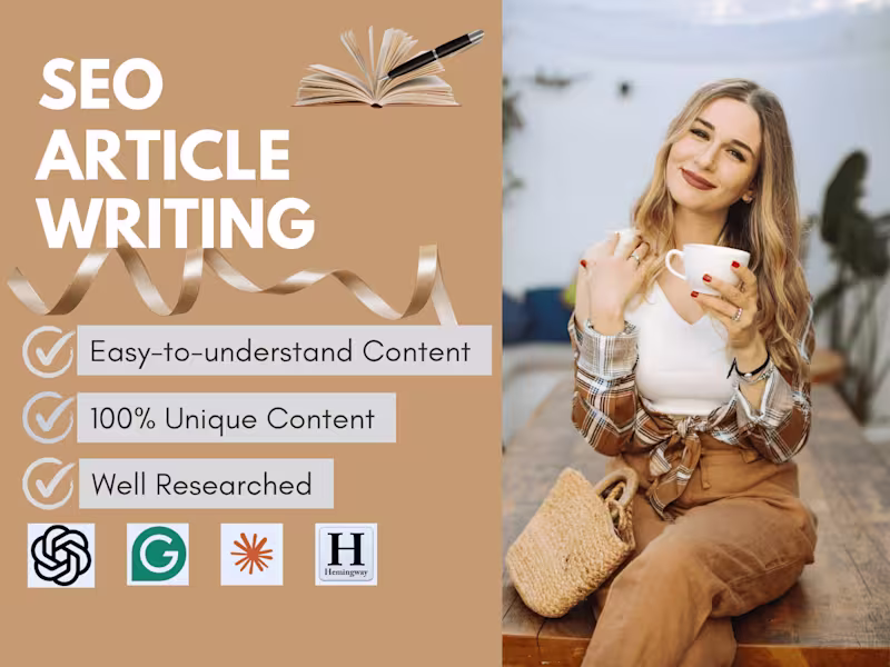 Cover image for SEO-Optimized Blogs & Articles For Your Business Upto 2000 Words