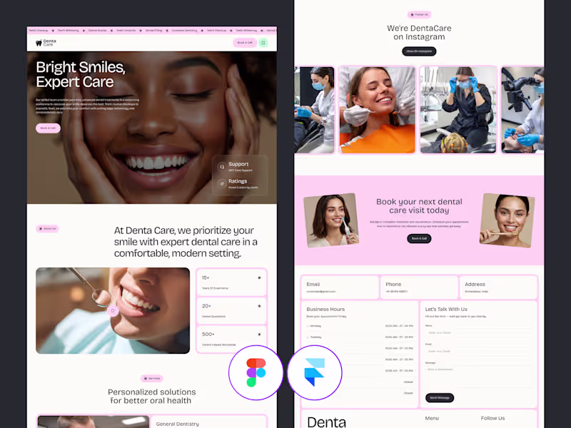 Cover image for My new Dental Clinic Framer