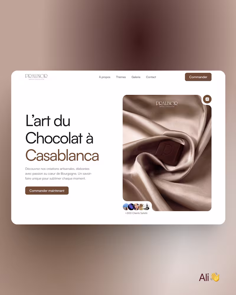 Cover image for Pralinor – Artisan Chocolatier Website Design & Dev