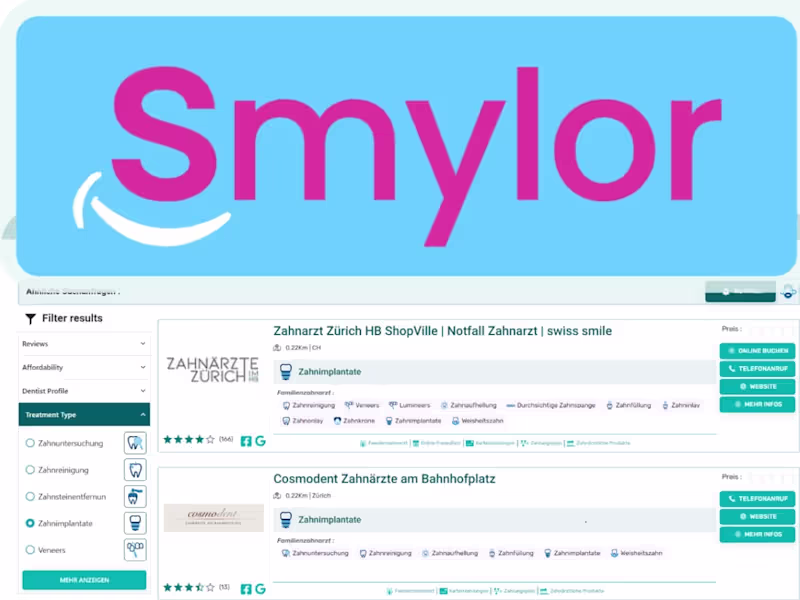 Cover image for Smylor - Dental Treatment Marketplace