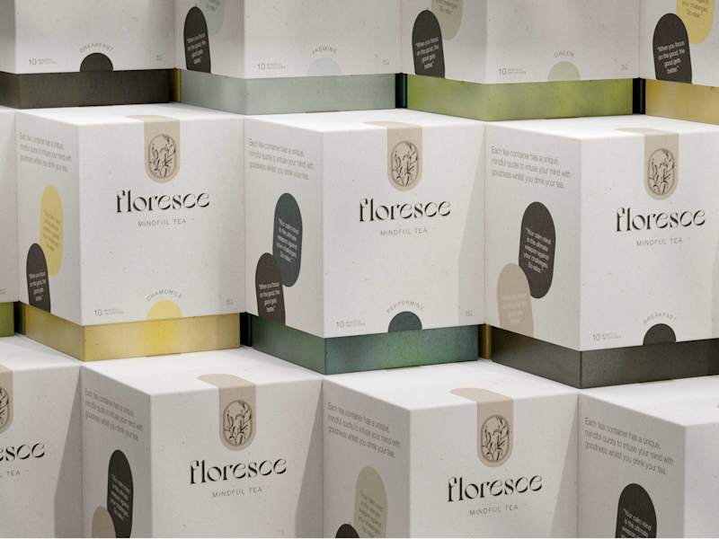 Cover image for Floresce Tea — Brand Design