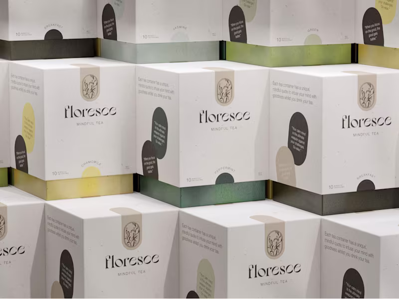 Cover image for Floresce Tea — Brand Design