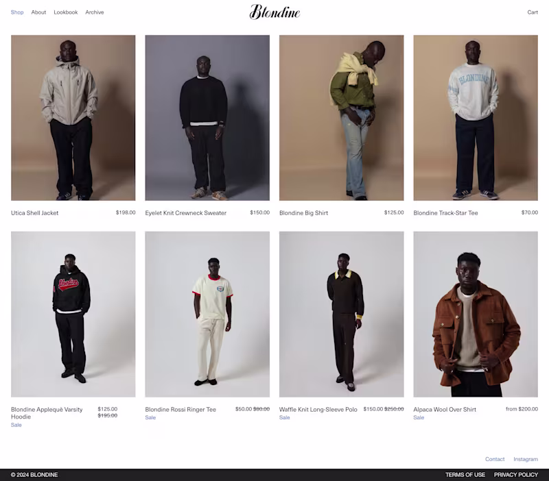 Cover image for Blondine