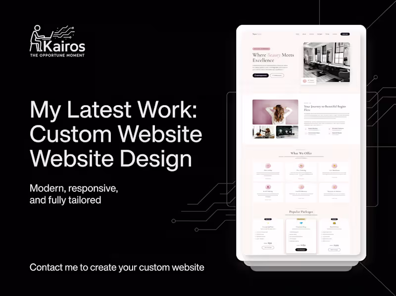 Cover image for Here’s a recent project I