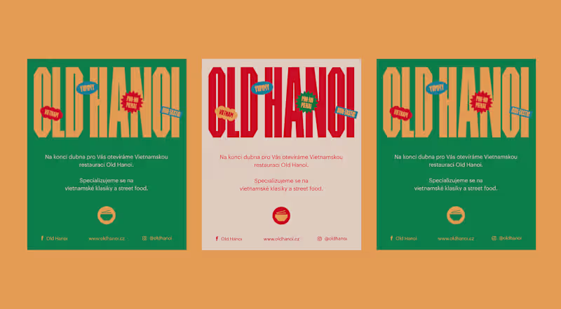 Cover image for Old Hanoi Restaurant (Visual Identity)
