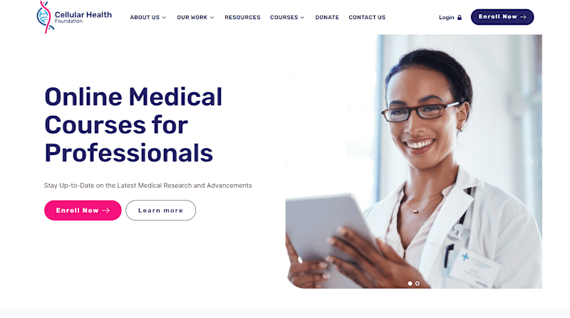 Cover image for Website - CHF Medical Courses (Ongoing Project)