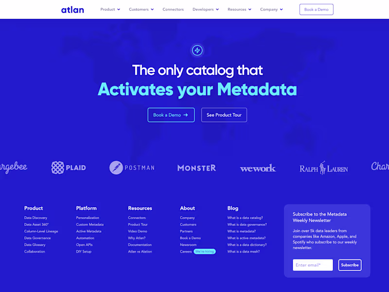 Cover image for Atlan (SaaS) - Website & Web App