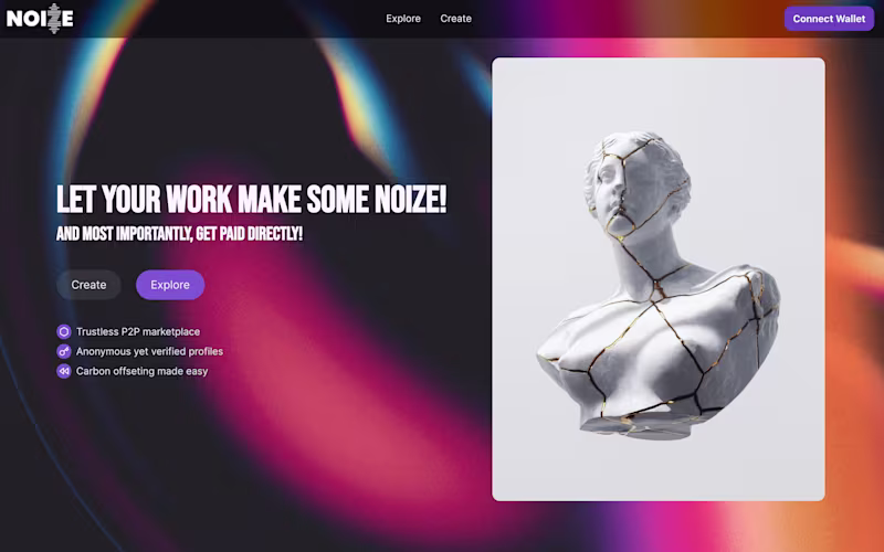 Cover image for Noize: Blockchain Based P2P System