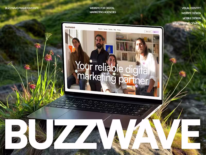 Cover image for Buzzwave — Framer Website