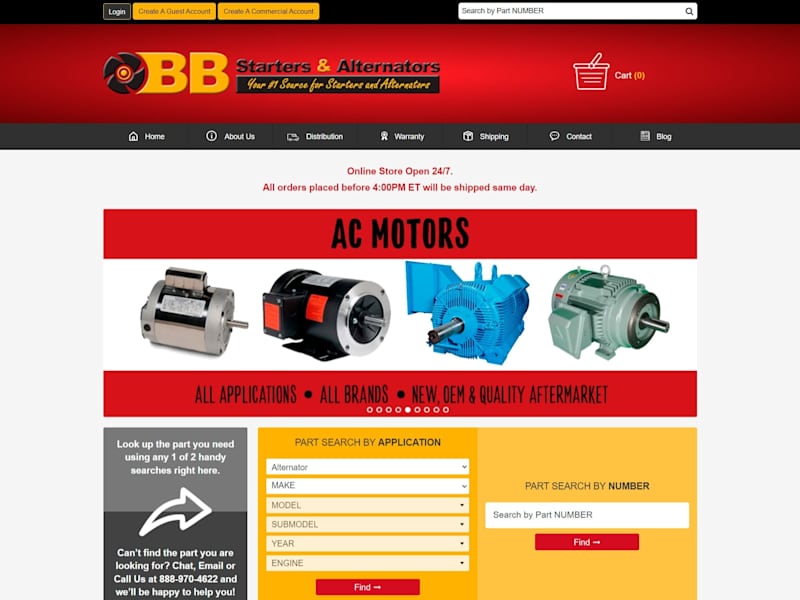 Cover image for E-commerce Website Redesign for Car Parts