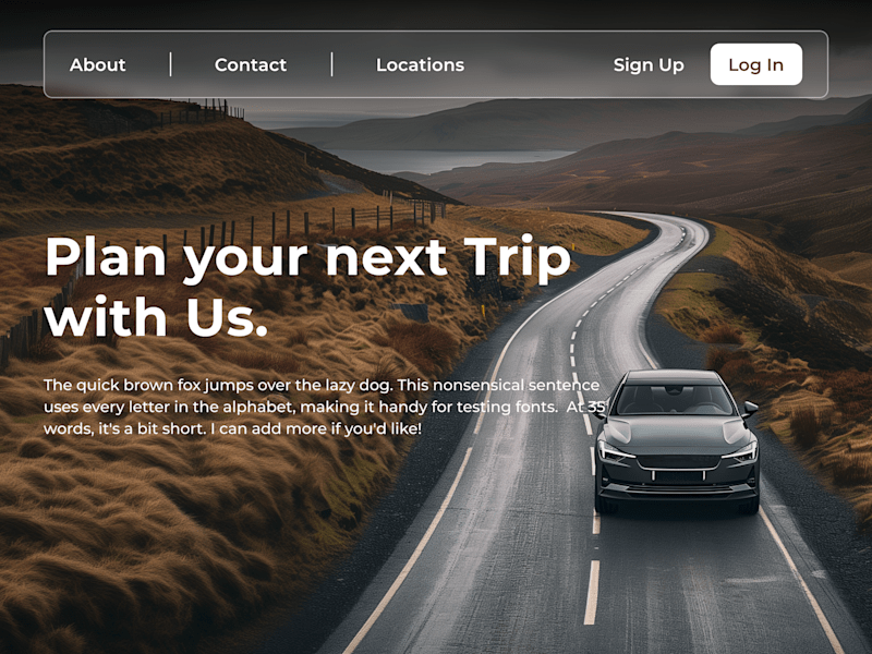 Cover image for Travel website