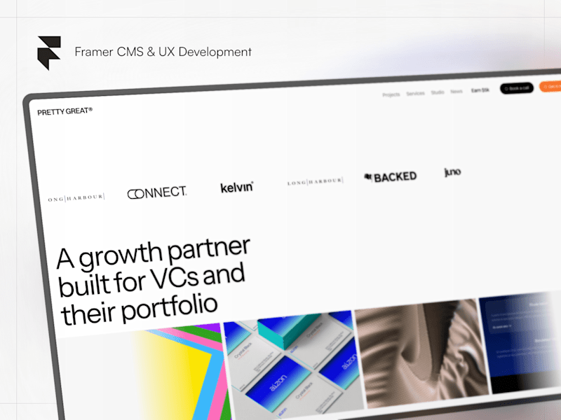 Cover image for Framer Project Upgrades — CMS, UI/UX, and more for PRETTYGREAT