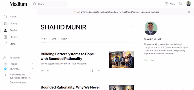 Cover image for Unlock Engaging Stories: Explore My Medium.com Articles