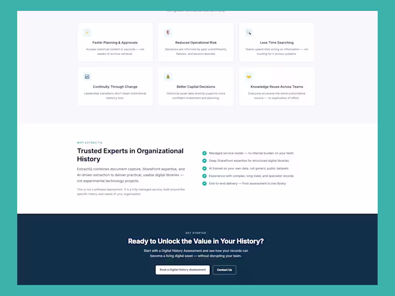 Cover image for Redesigned and built a marketing