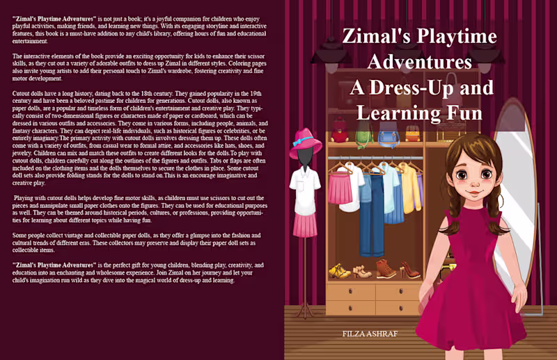 Cover image for Zimal's Playtime Adventures A Dress-Up and Learning Fun on Beha…