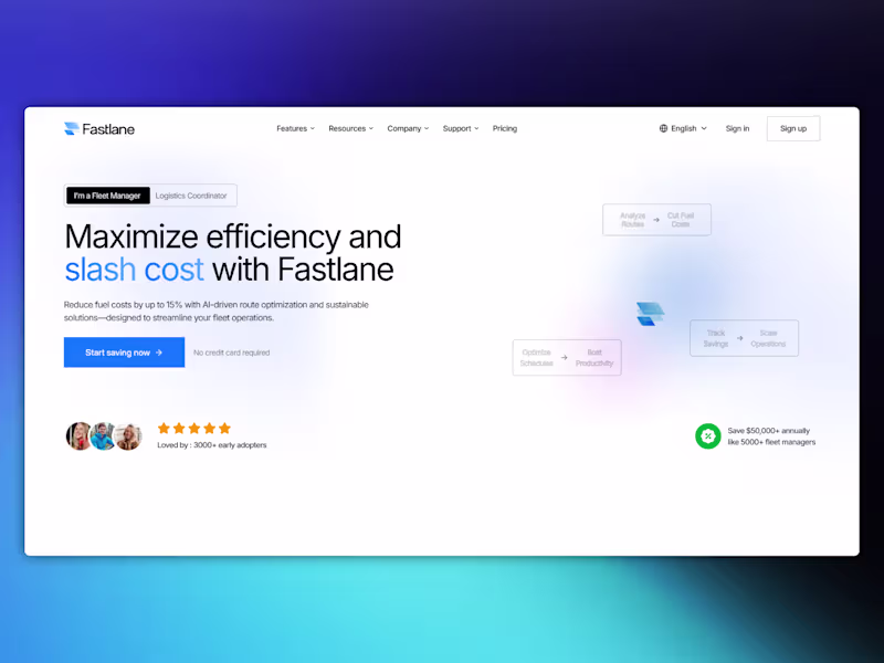 Cover image for Fastlane — Smart Logistics & Delivery Optimization