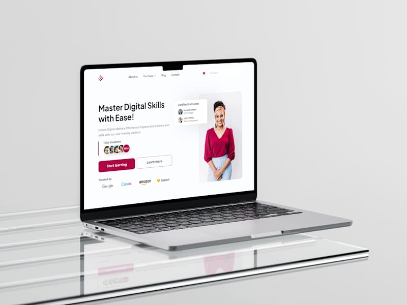 Cover image for Edutech Landing Page Design