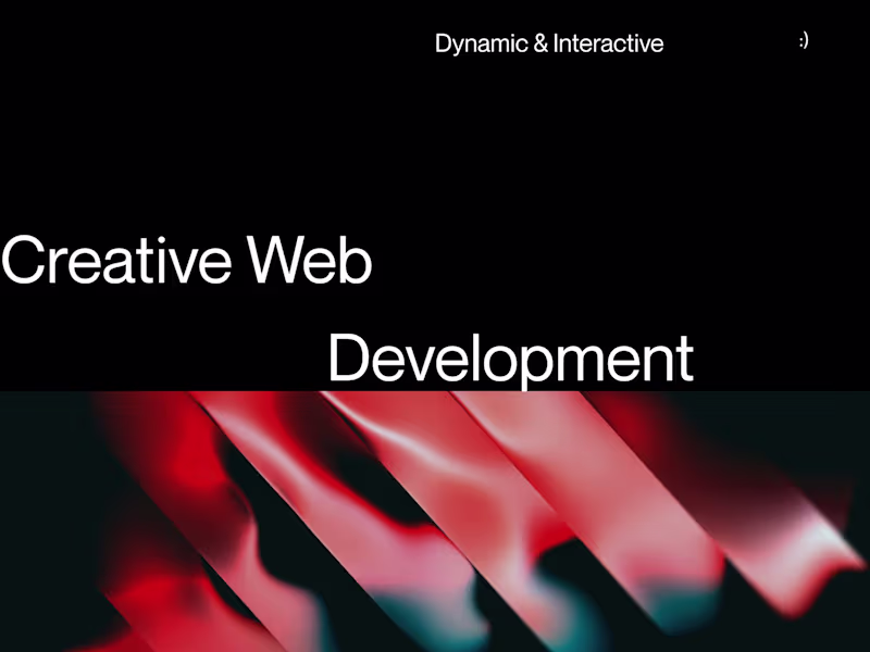 Cover image for Creative Web Development