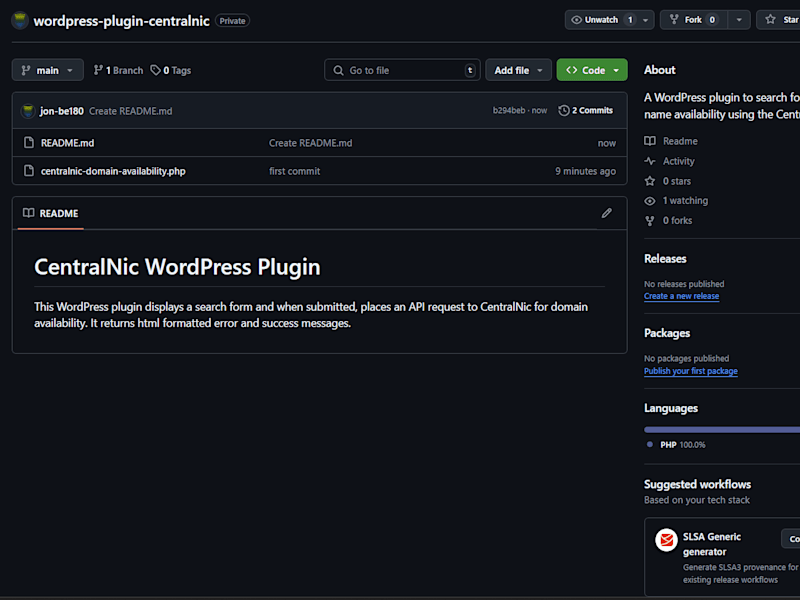Cover image for WordPress Search Plugin for Domain Availability