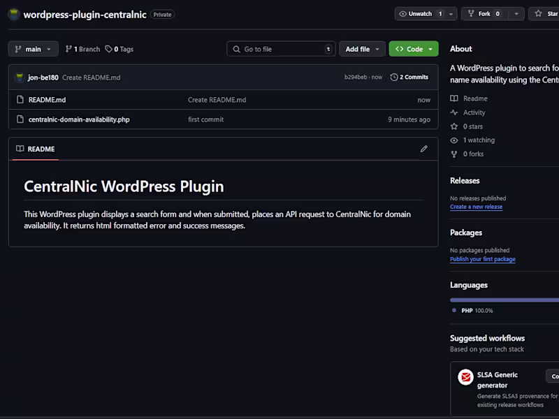 Cover image for WordPress Search Plugin for Domain Availability
