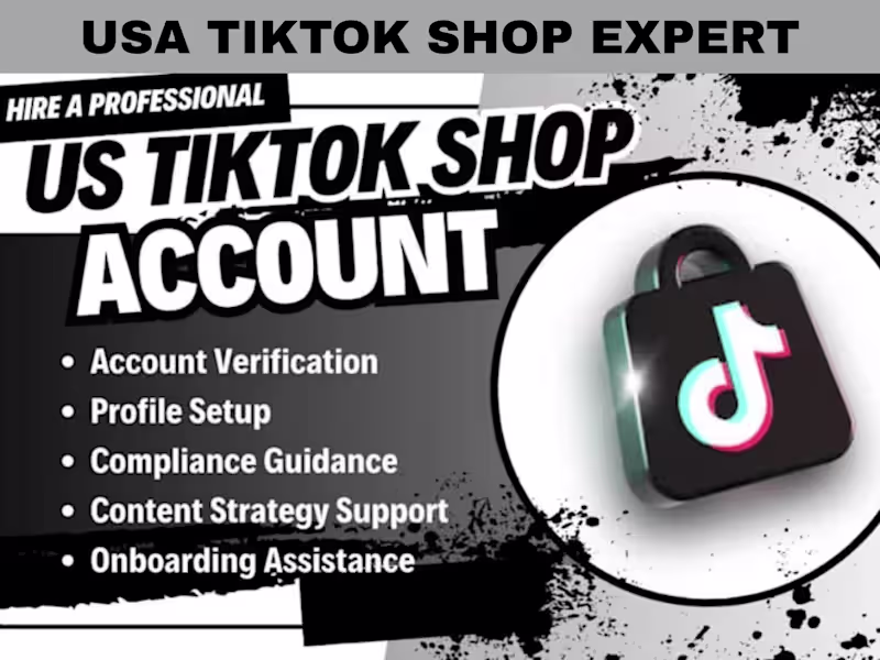 Cover image for I will create USA tiktok shop ads tiktok shop marketing manager