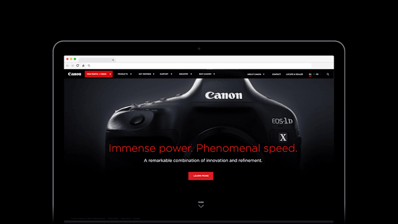 Cover image for Canon Canada Website Revitalization