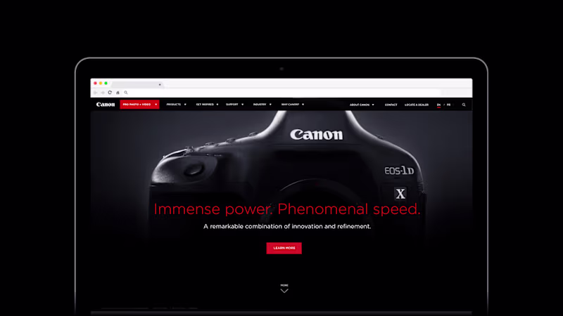 Cover image for Canon Canada Website Revitalization