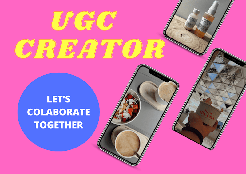 Cover image for UGC CREATOR | LET’S COLABORATE TOGETHER