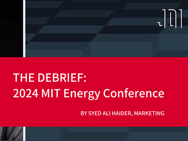Cover image for The Debrief: MIT Energy Conference 2024