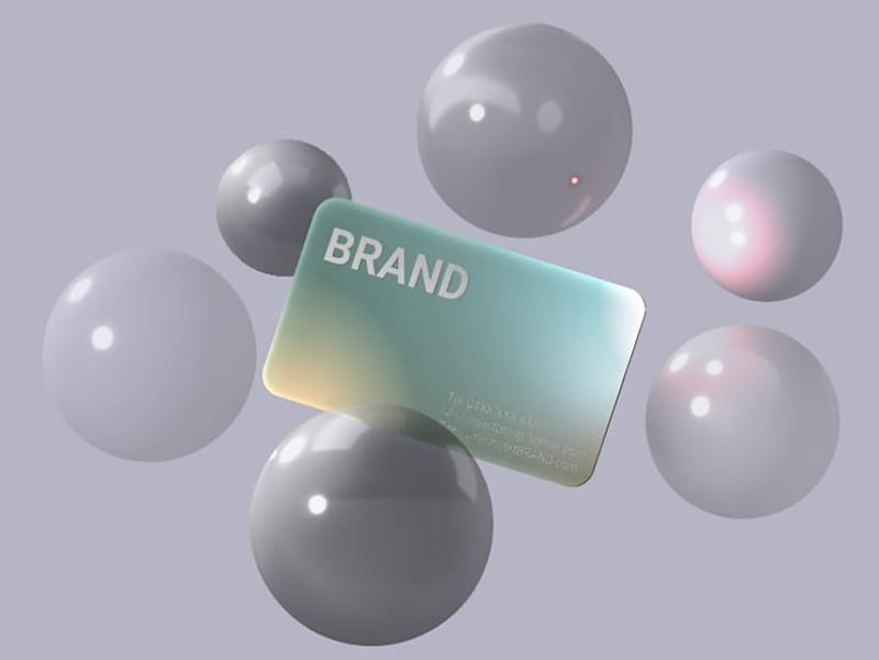Cover image for 3D animated name card template