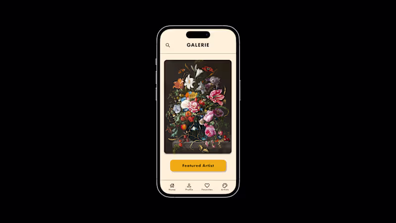 Cover image for Galerie - Mobile App