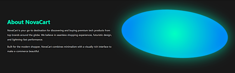 Cover image for NovaCart – Clean & Modern E-commerce Website Design