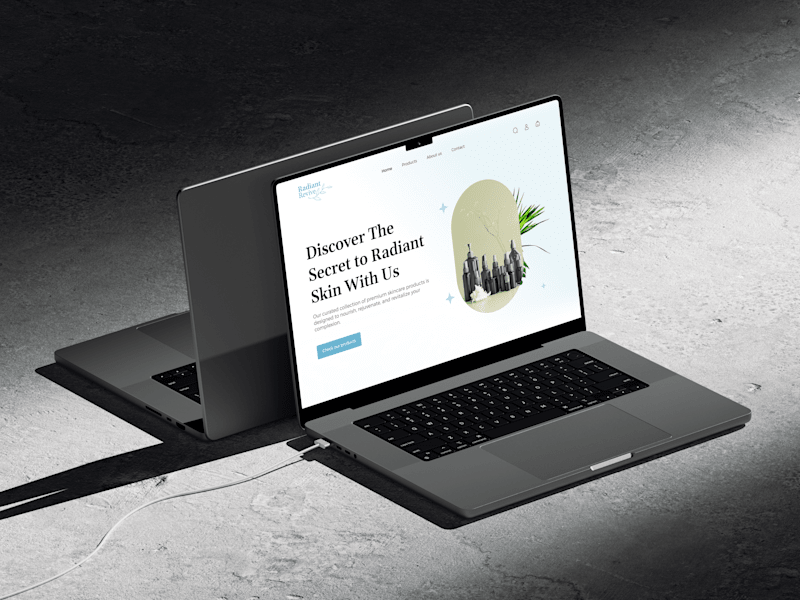 Cover image for Radiant Revive Website Design