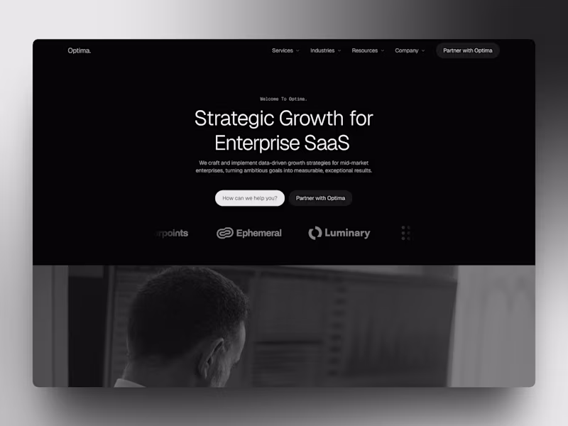 Cover image for Optima – SaaS Framer Template