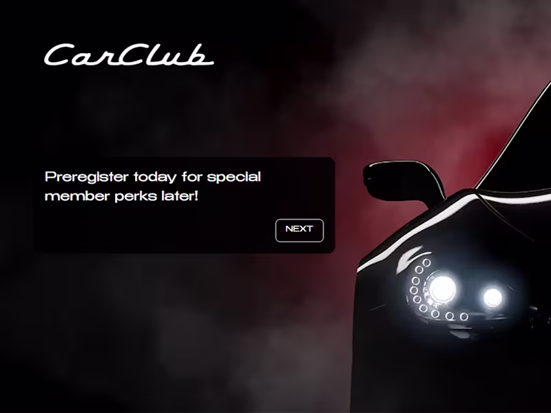 Cover image for New Project: Multi-Page Contact Form for CarClub.Life (http:...