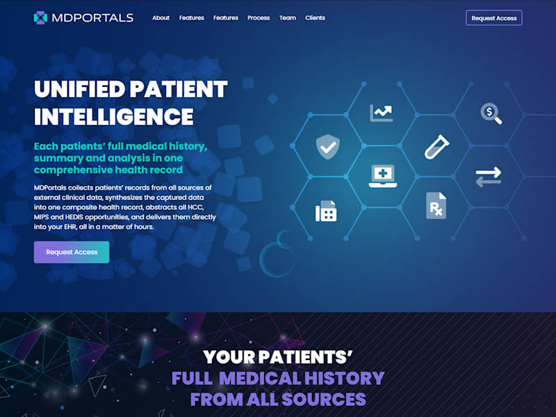Cover image for 
Homepage Redesign for Healthcare Tech Company