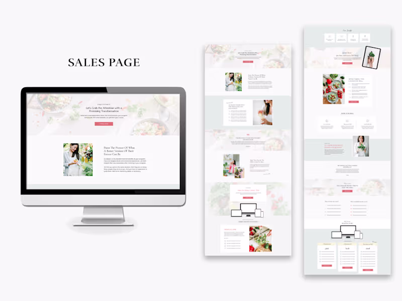 Cover image for Landing / Sales Page Design