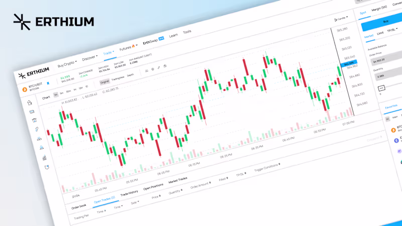 Cover image for Erthium - Crypto Exchange Platform
