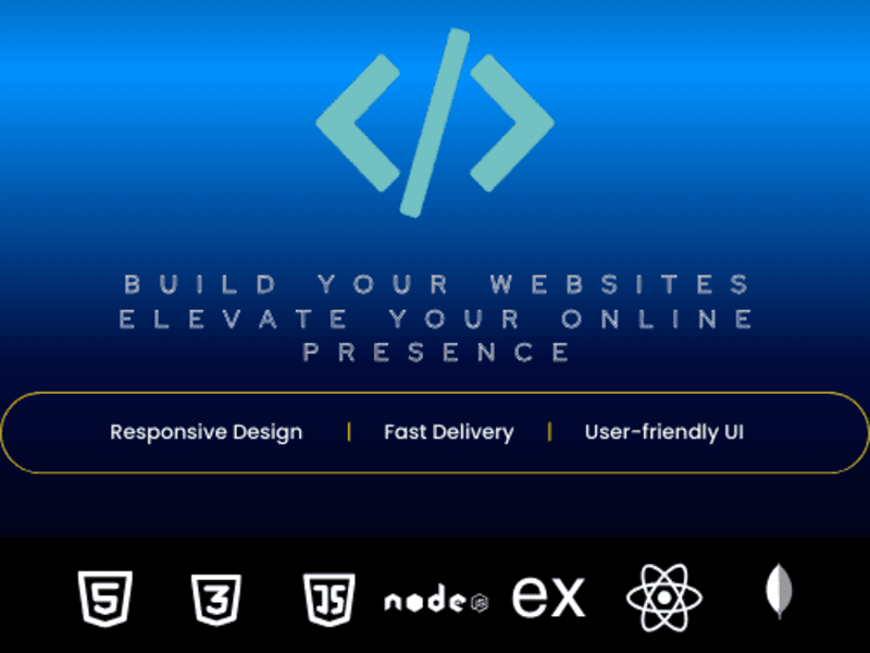 Cover image for Static Website Development (Frontend only)