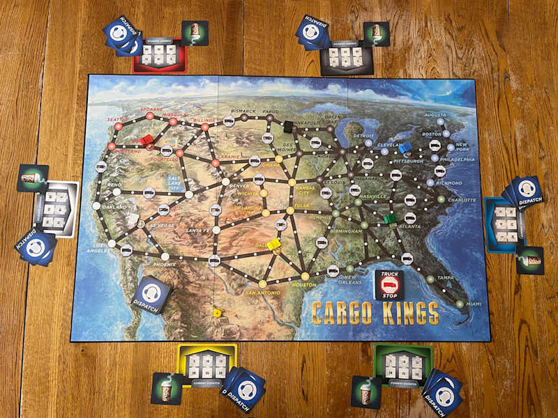 Cover image for Cargo Kings Board Game Art Direction & Illustration