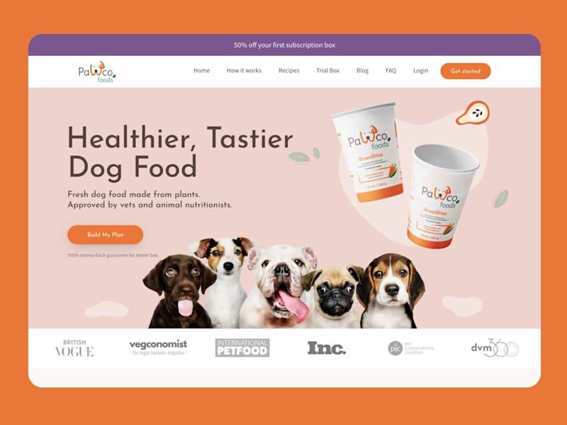 Cover image for Ecommere website design for pet Shopify website 