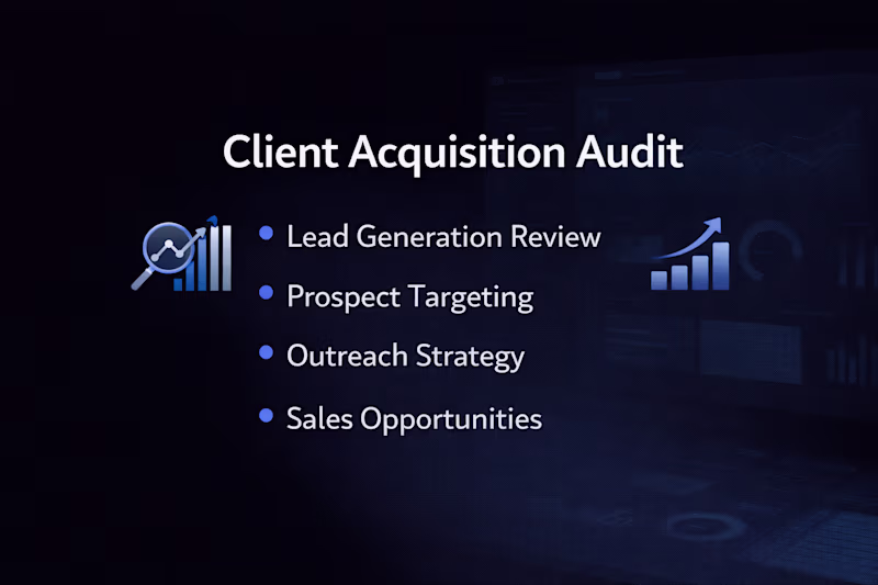 Cover image for Client Acquisition Audit