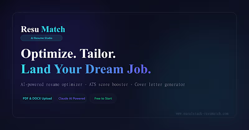 Cover image for ResuMatch - AI Resume Helper