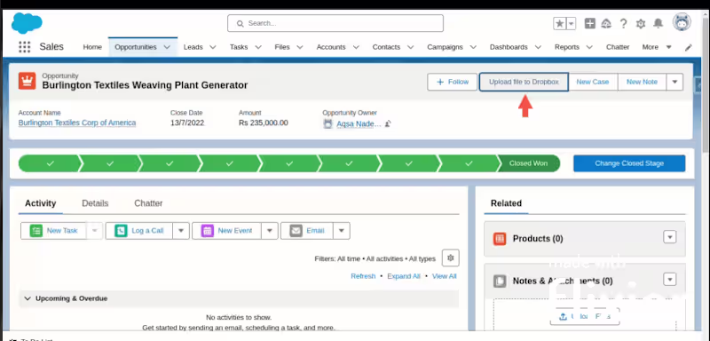 Cover image for Dropbox Integration with Salesforce