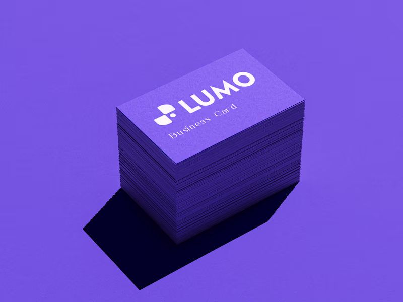 Cover image for LUMO Brand design