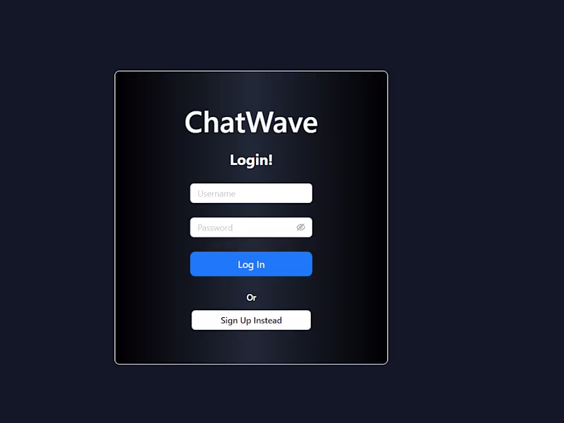 Cover image for ChatWave App