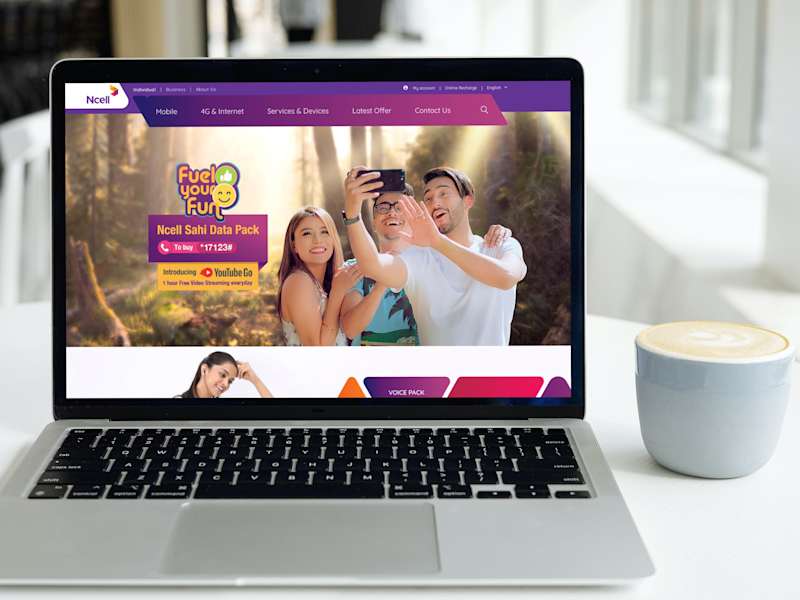 Cover image for Axiata Ncell Nepal Website reDesigning