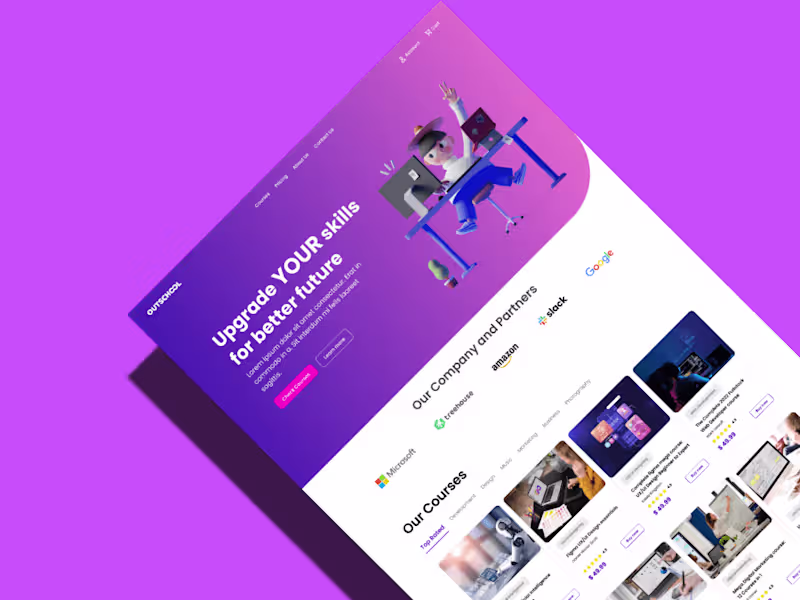 Cover image for Outschool - Website Design