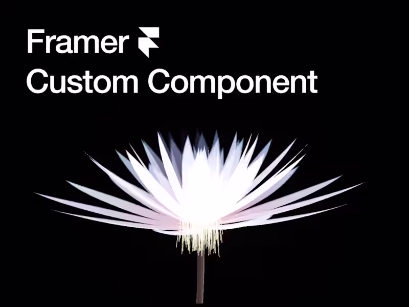 Cover image for Framer Custom Component
