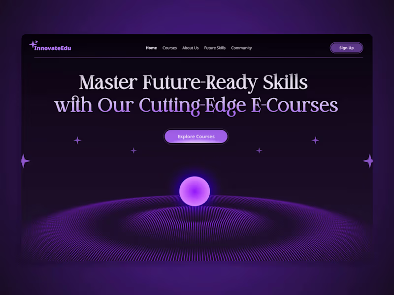 Cover image for InnovateEdu - Future Courses Hero Page